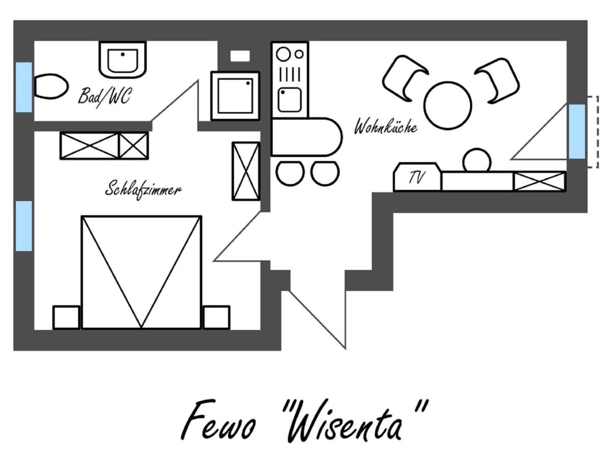 Feriengut Dietzsch Apartment Poritzsch Phòng bức ảnh
